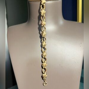 Antique Gold filled Rose Gold book Chain Bracelet 😍